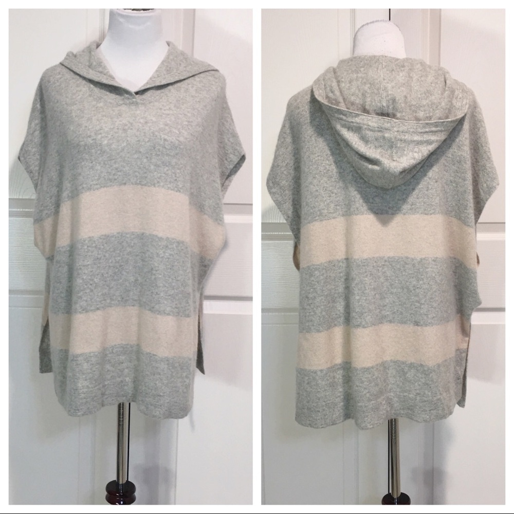 White + Warren Cashmere sleeveless hoody